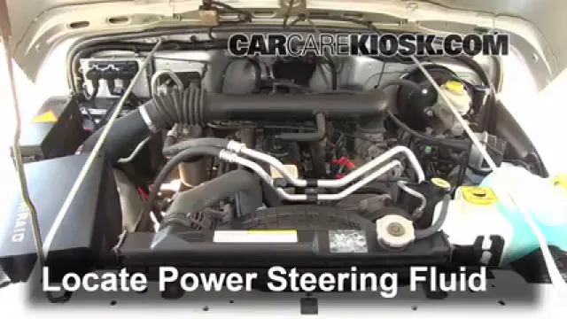 2004 Jeep Wrangler Rubicon 4.0L 6 Cyl. Power Steering Fluid Add Fluid